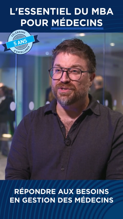 Répondre aux besoins en gestion des médecins